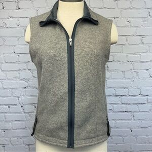 Patagonia Lightweight Synchilla Full Zip Fleece Vest Gray Sz S